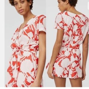 NWOT Club Monaco Zemphira Floral-Print Romper